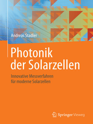 cover image of Photonik der Solarzellen